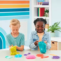 Набір піску для дитячої творчості Kinetic Sand Кольорові пригоди 3 кольори 907 г (71647) - мініатюра 5