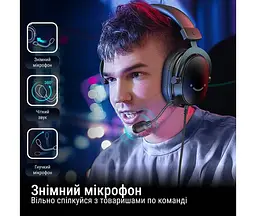 Навушники Fifine гарнітура накладні H9 чорні - мініатюра 8