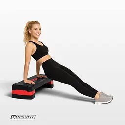Степ-платформа EasyFit Step-B 2-ступінчаста чорно-червона - мініатюра 9