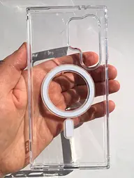 Прозорий протиударний чохол для Samsung Galaxy S24 Ultra (S928) Ultra Hybrid with MagSafe Clear Case - мініатюра 6