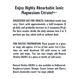 Магній цитрат Natural Vitality CALM Magnesium Citrate смак кавуна 113 г - мініатюра 5