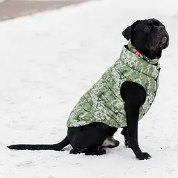 Курточка для собак Waudog Clothes малюнок Мілітарі M50 В 76-79 см С 55-61 см   - мініатюра 4