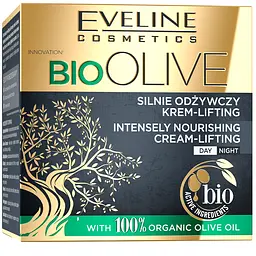 Інтенсивно живильний крем-ліфтинг Eveline Bio Olive, 50 мл - мініатюра 3