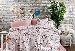 Комплект постільної білизни з компаньйоном TAG Tekstil R-T9156 Євро