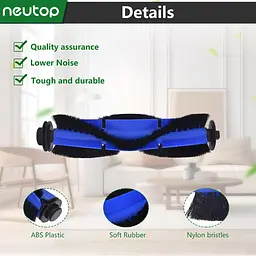 Комплект змінних роликів-щіток Neutop для роботів-пилососів Eufy RoboVac, 3 шт. - мініатюра 3