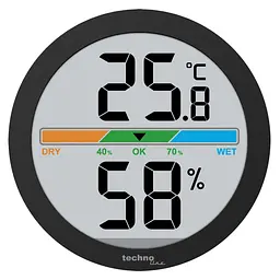 Термогігрометр Technoline WS9418 Black (WS9418), Чорний - мініатюра 2