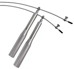 Скакалка швидкісна на підшипниках алюмінієва PowerPlay 4207 Elite Jump Rope Срібна 3 м (PP_4207_Silver) - мініатюра 5