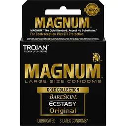 Упаковка 3 шт. Trojan Magnum Gold Collection