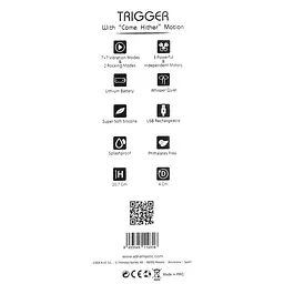 Вібратор Adrien Lastic Trigger з масажними рухами ствола, 20.1х4 см рожевий - мініатюра 4