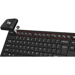 Комплект клавіатура + миша A4Tech Fstyler FG1010 Black/Grey - мініатюра 5