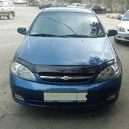 Дефлектор капота мухобойка Chevrolet Lacetti 2003- (Voron Glass) - мініатюра 2