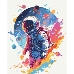 Картина за номерами "Космічний дослідник" Art Craft 16511-AC 40х50 см