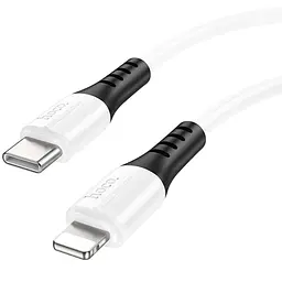 Дата кабель Hoco X82 Silicone Type-C to Lightning 20W (1m) White - мініатюра 3