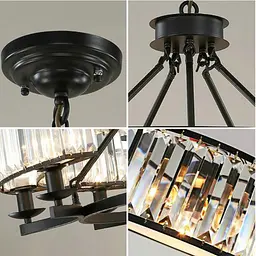 Люстра з кришталем Itlamp 951-8BK - мініатюра 3