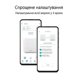 Wi-Fi Mesh система Asus ZenWiFi XT9 1pk White (90IG0740-MO3B60) - мініатюра 4