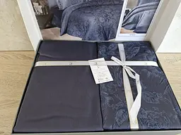 Турецька постільна білизна First Choice Cotton Satin Advina Eclipse євро - мініатюра 3