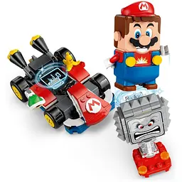 Конструктор LEGO Super Mario Mario Kart Interactive LEGO Mario та Standard Kart 278 деталей (72043) - мініатюра 6