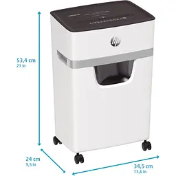 Шредер HP OneShred 10MC (2804) White [109859] - мініатюра 6