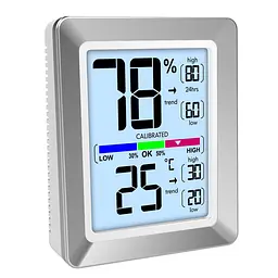 Термогігрометр Technoline WS9460 Silver/White (WS9460), Сріблястий