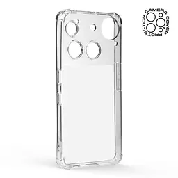 Прозрачный чехол для Nothing Phone (3) с защитой камеры и усиленными бортами, тонкий, силиконовый, бесцветный, ударопрочный, противоударный бампер с закрытой камерой, ArmorStandart (ARM87826) - мініатюра 2