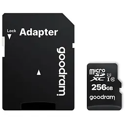 Memory card microSDXC 256Gb GoodRAM (class 10 UHS I U1) Retail + adapter