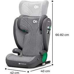 Автокрісло Kinderkraft Junior Fix 2 i-Size Rocket Grey (KCJUFI20GRY0000) - мініатюра 10