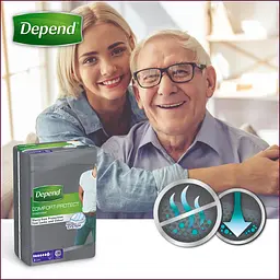Поглинаюча спідня білизна Depend для чоловіків L/XL 18 шт. (2 уп. х 9 шт.) - мініатюра 6