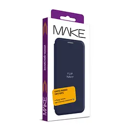 Чохол-книжка MAKE Oppo Reno13 F/13 FS Flip Navy - мініатюра 2