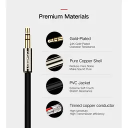 Кабель мультимедійний 3.5mm M to 2xRCA M 5.0m AV116 black Ugreen (10591) - мініатюра 9