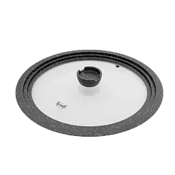 Набір універсальних сковорідок 24 і 28 см Smart Handle + скляна кришка MultiSize - мініатюра 6