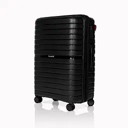 Валіза з розширенням Snowball 49203 середня 71л чорна (49203-M-Black)