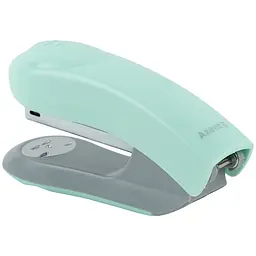 Степлер канцелярський Axent Welle-2 Pastelini №24/6 пластиковий 20 аркушів, м'ятний (4820-18-A) - мініатюра 2