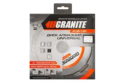 Диск відрізний алмазний MasterTool кераміка камінь Granite 180 мм - мініатюра 2