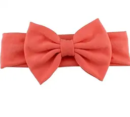 Повязка на голову детская широкая One Size оранжевая