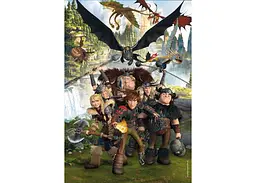 Пазл Clementoni Super: Світ Драконів, Як приборкати дракона, DreamWorks (Super - How to Train your Dragon Puzzle - 180 pcs.), 180 ел. (29793) - мініатюра 2