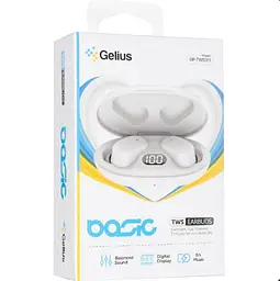 Бездротові навушники TWS Gelius Basic GP-TWS011 White - мініатюра 8