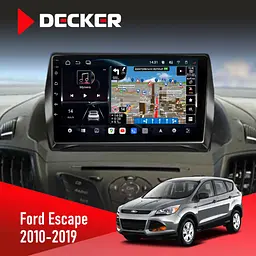 Штатна магнітола Ford Escape 2012-2019 Decker D9-011 4x64, DSP, 4G, 360 Decker (НФ-00005567)