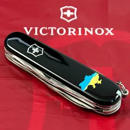 Ніж Victorinox Climber Ukraine 91мм 14функ чорн Мапа України син-жовт. - мініатюра 5