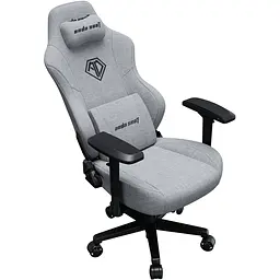 Крісло ігрове Anda Seat Phantom 3 Pro Size L Grey Fabric (AD18YC-06-G-F) - мініатюра 3
