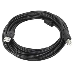 Кабель USB 2.0 AM - USB BM, 5 м, чорний, ProfCable, феритовий фільтр (ProfCable12-500)