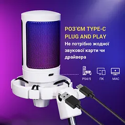 Мікрофон Fifine USB (A6TW) - мініатюра 5