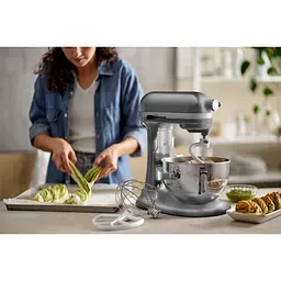 Кухонна машина KitchenAid Heavy Duty 5KSM55SXXECU з підйомною чашею 5.2 л срібляста (5KSM55SXXECU) - мініатюра 13