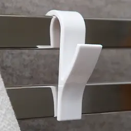 Гачок на сушку для рушників МВМ My Home White білий (HP-100 WHITE) - мініатюра 5