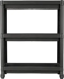 Етажерка Violet House 6015 Long Shelf 3 полки GREY 54х18х67см (6015 Long Shelf 3 пол. GREY 54*1) - мініатюра 2
