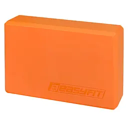 Блок для йоги EasyFit EVA Помаранчевий