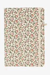 Блокнот на гумці Small flowers 762497ML 80 аркушів Бежевий