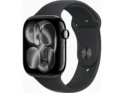 Смарт-годинник Apple Watch Series 11 GPS + Cellular 46mm Jet Black Alu. Case w. Black S. Band - M/L (MFC44)
