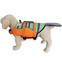 Рятувальний жилет для собак Derby Fish Design Orange