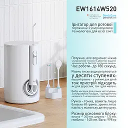 Іригатор Panasonic EW1614W520-AS з 6 насадками - мініатюра 9