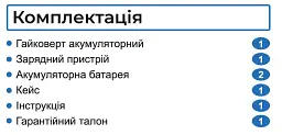 Гайковерт ударний акумуляторний Zegor SDAX-21BL-500 21V Advanced 2 батареї безщітковий двигун/реверс/з підсвічуванням - мініатюра 16